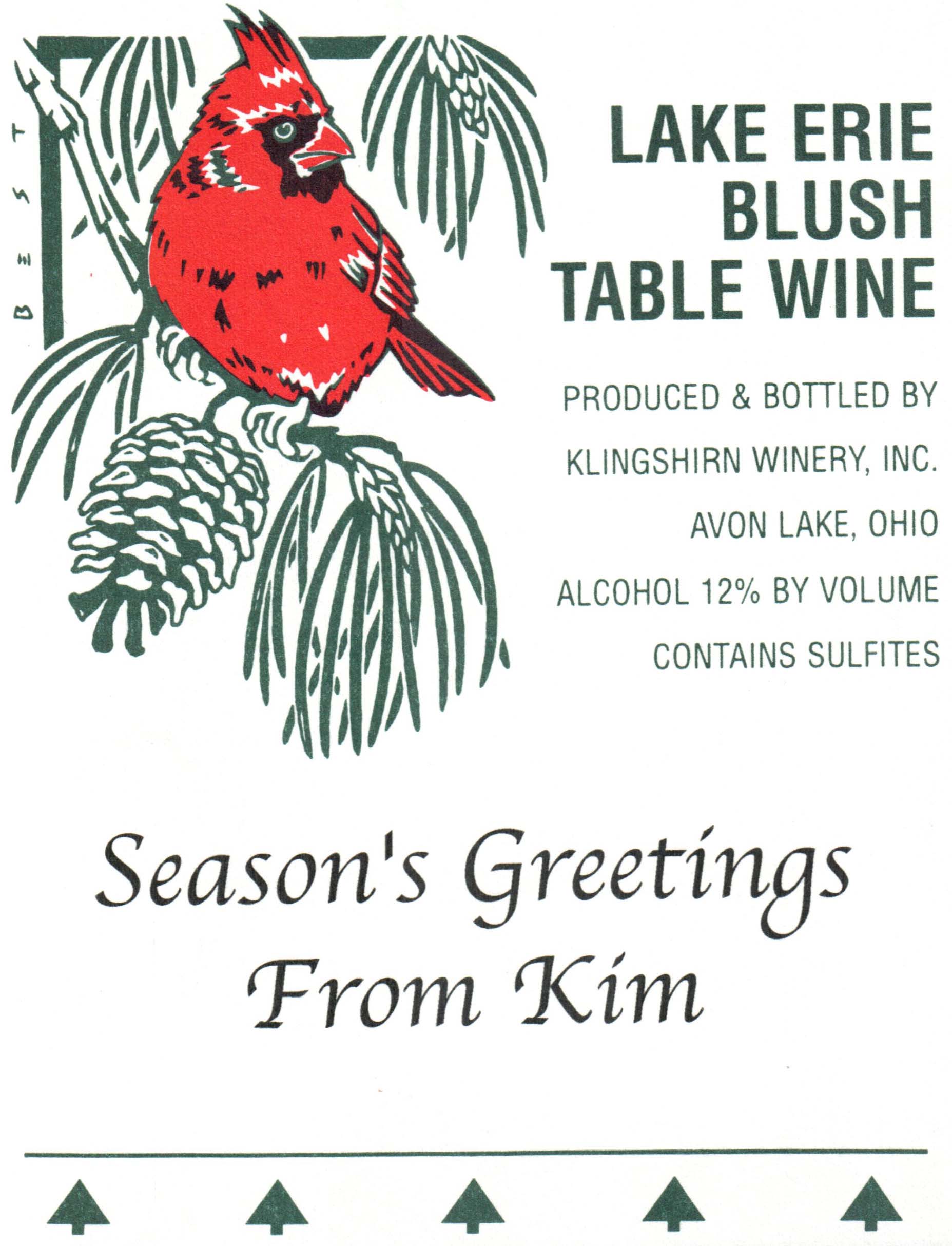 Cardinal design label